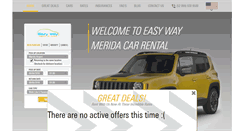 Desktop Screenshot of meridacarrental.com